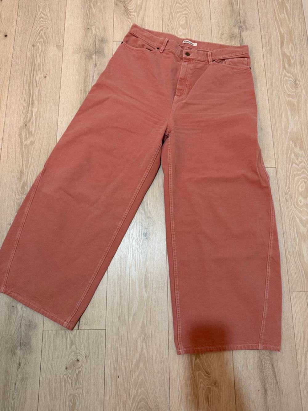 Rudy Jude Roper Size 7 Women's Straight Leg Jeans in Coral